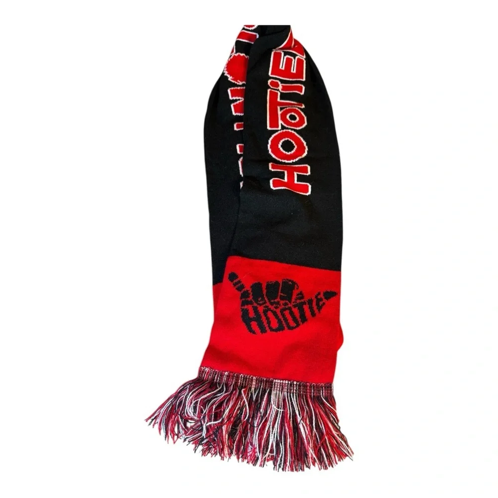 Hootie and the Blowfish Official Band Merch Scarf Black & Red Knit Fan Gear